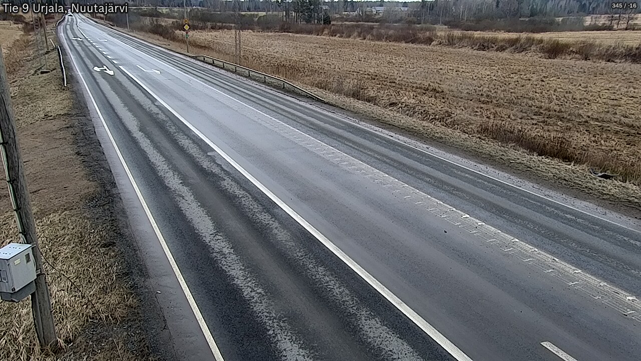 Weather Camera Image Road 9 Urjala, Nuutajärvi, Urjala, Pirkanmaa