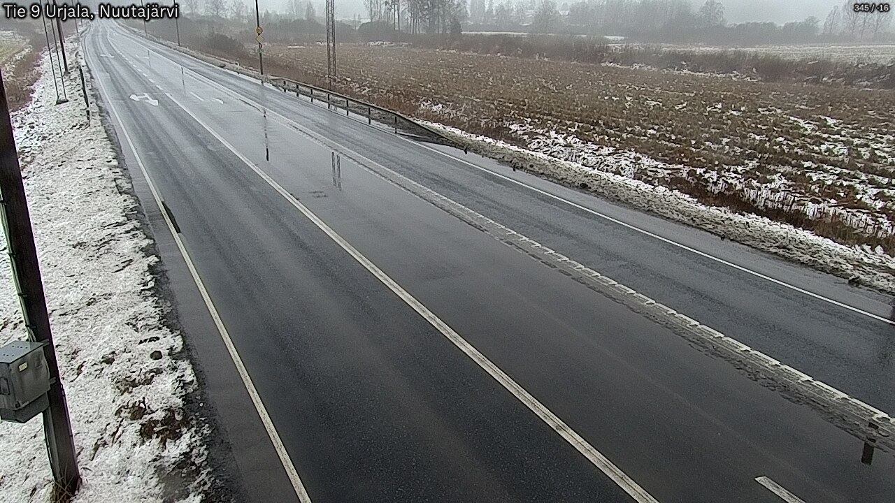 Weather Camera Image Road 9 Urjala, Nuutajärvi, Urjala, Pirkanmaa