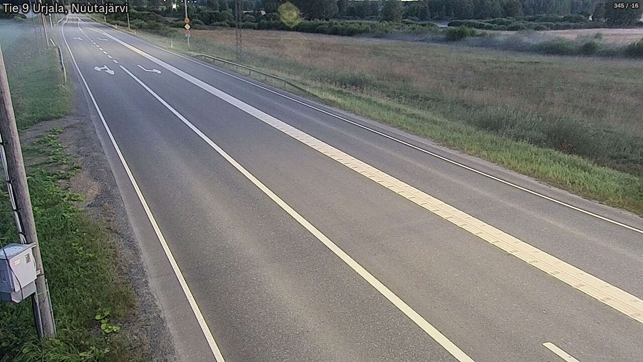 Kelikamerat Kuva Tie 9 Urjala, Nuutajärvi, Urjala, Pirkanmaa
