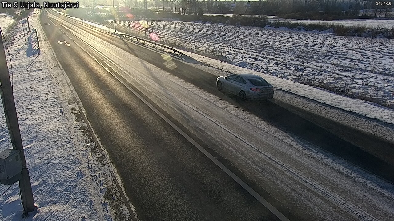 Kelikamerat Kuva Tie 9 Urjala, Nuutajärvi, Urjala, Pirkanmaa