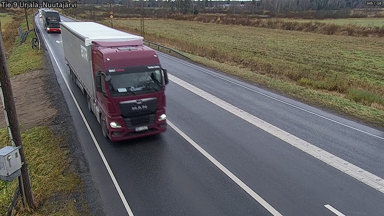 Kelikamerat Kuva Tie 9 Urjala, Nuutajärvi, Urjala, Pirkanmaa