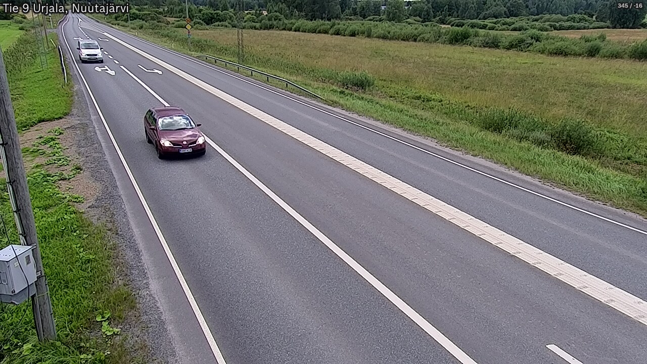 Kelikamerat Kuva Tie 9 Urjala, Nuutajärvi, Urjala, Pirkanmaa