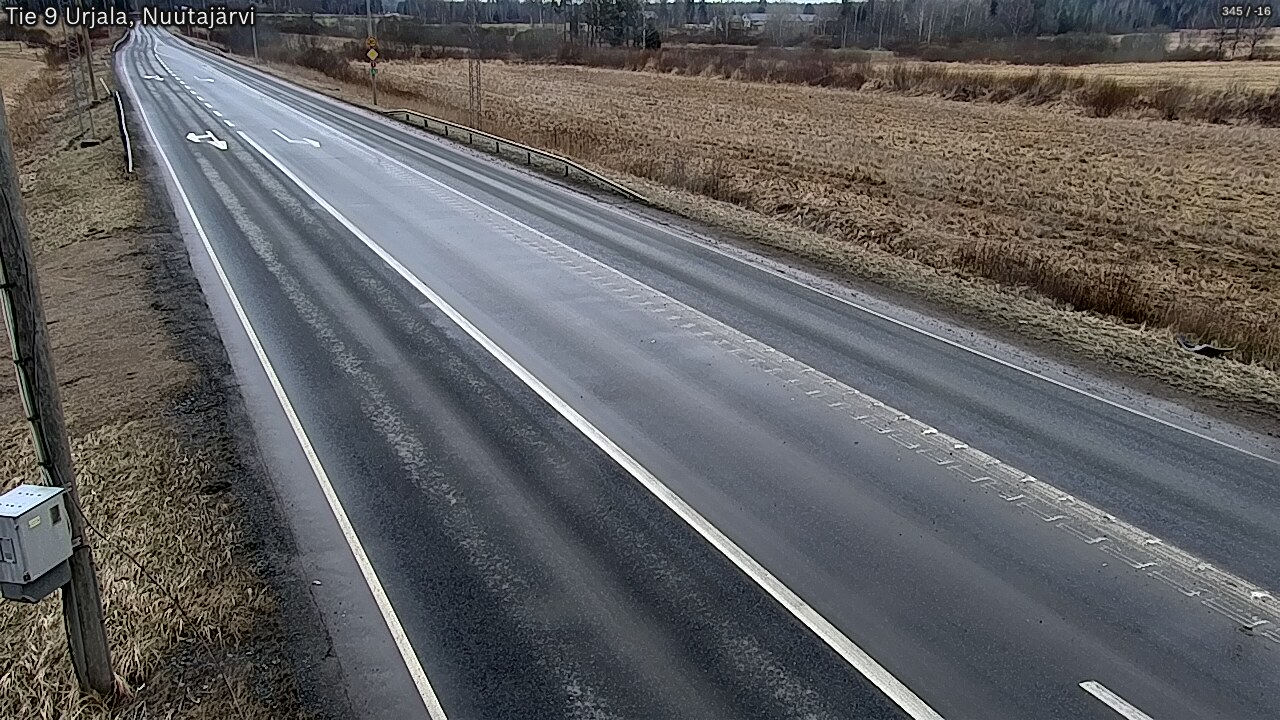 Weather Camera Image Road 9 Urjala, Nuutajärvi, Urjala, Pirkanmaa