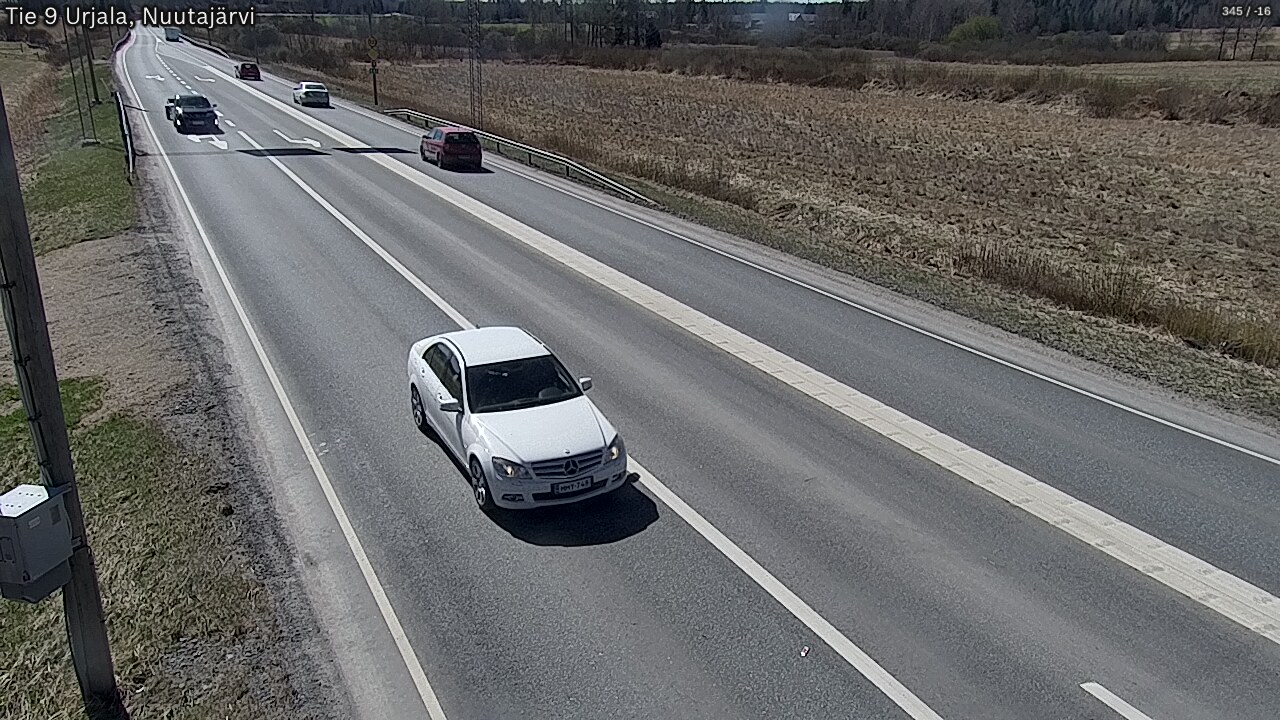 Kelikamerat Kuva Tie 9 Urjala, Nuutajärvi, Urjala, Pirkanmaa