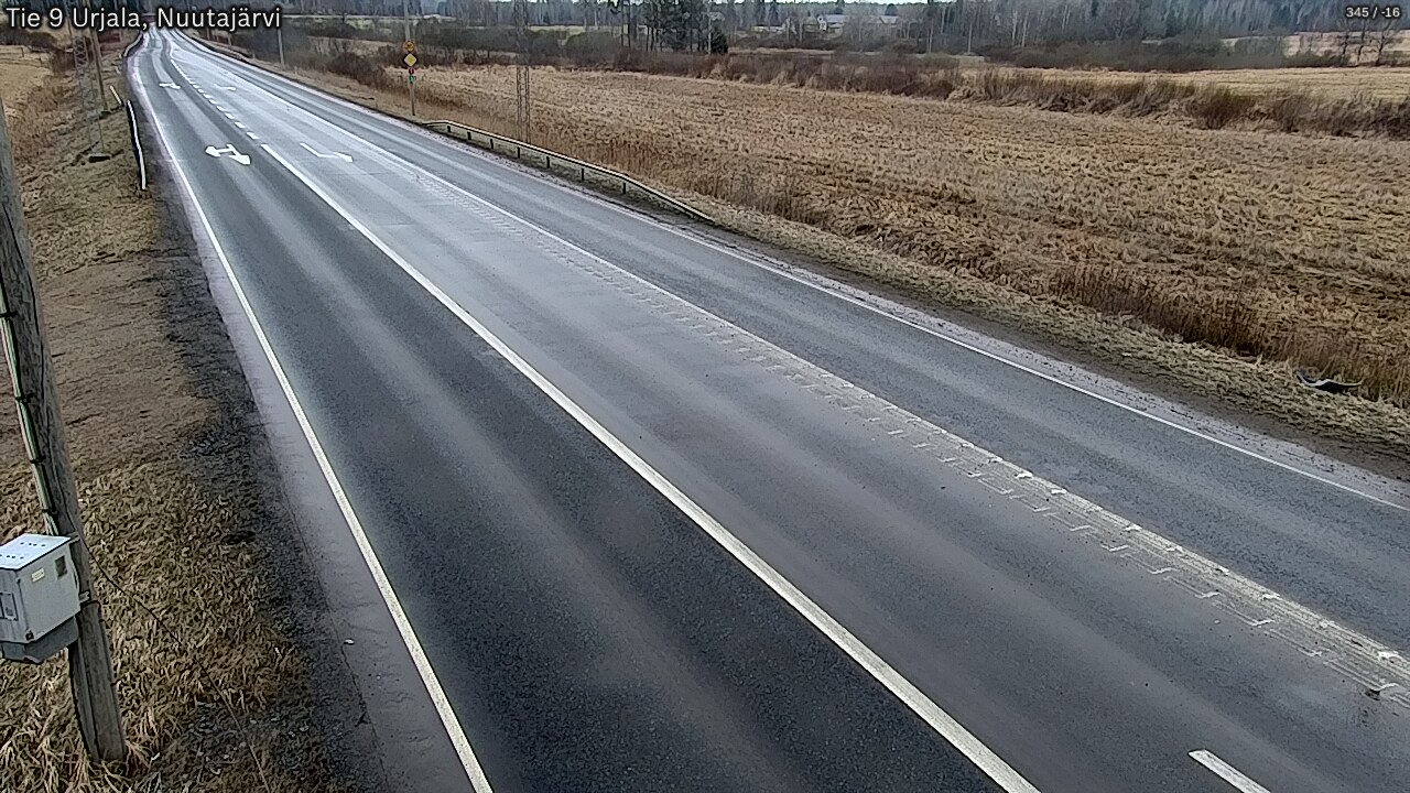 Weather Camera Image Road 9 Urjala, Nuutajärvi, Urjala, Pirkanmaa