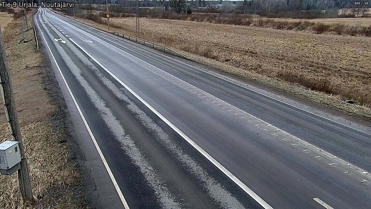 Weather Camera Image Road 9 Urjala, Nuutajärvi, Urjala, Pirkanmaa