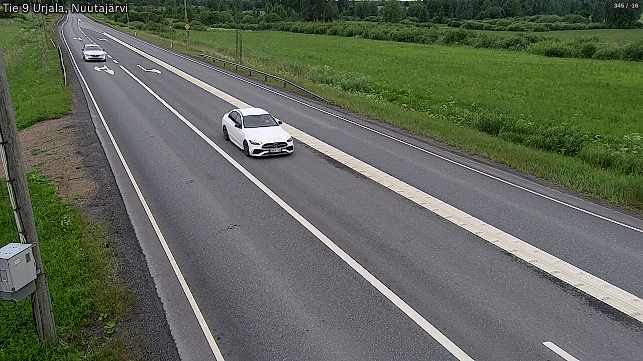 Weather Camera Image Väg 9 Urjala, Notsjö, Urjala, Pirkanmaa