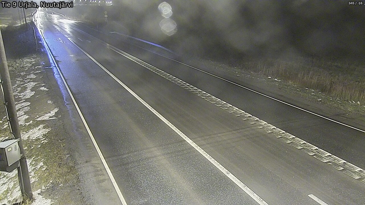 Weather Camera Image Road 9 Urjala, Nuutajärvi, Urjala, Pirkanmaa