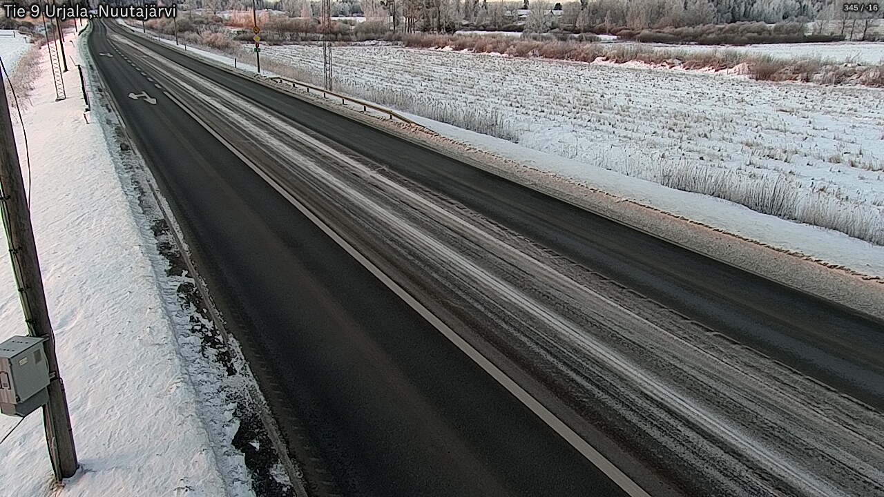 Weather Camera Image Väg 9 Urjala, Notsjö, Urjala, Pirkanmaa