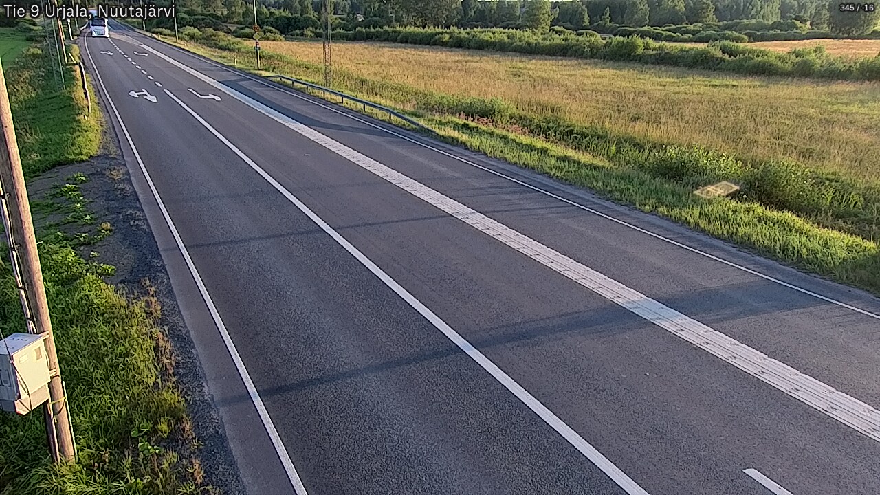 Kelikamerat Kuva Tie 9 Urjala, Nuutajärvi, Urjala, Pirkanmaa