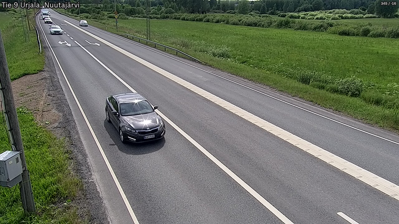Kelikamerat Kuva Tie 9 Urjala, Nuutajärvi, Urjala, Pirkanmaa