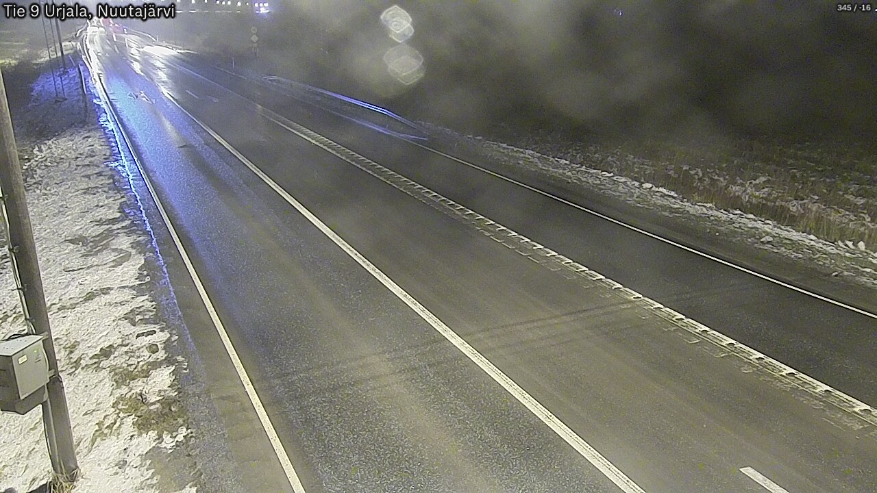 Weather Camera Image Road 9 Urjala, Nuutajärvi, Urjala, Pirkanmaa