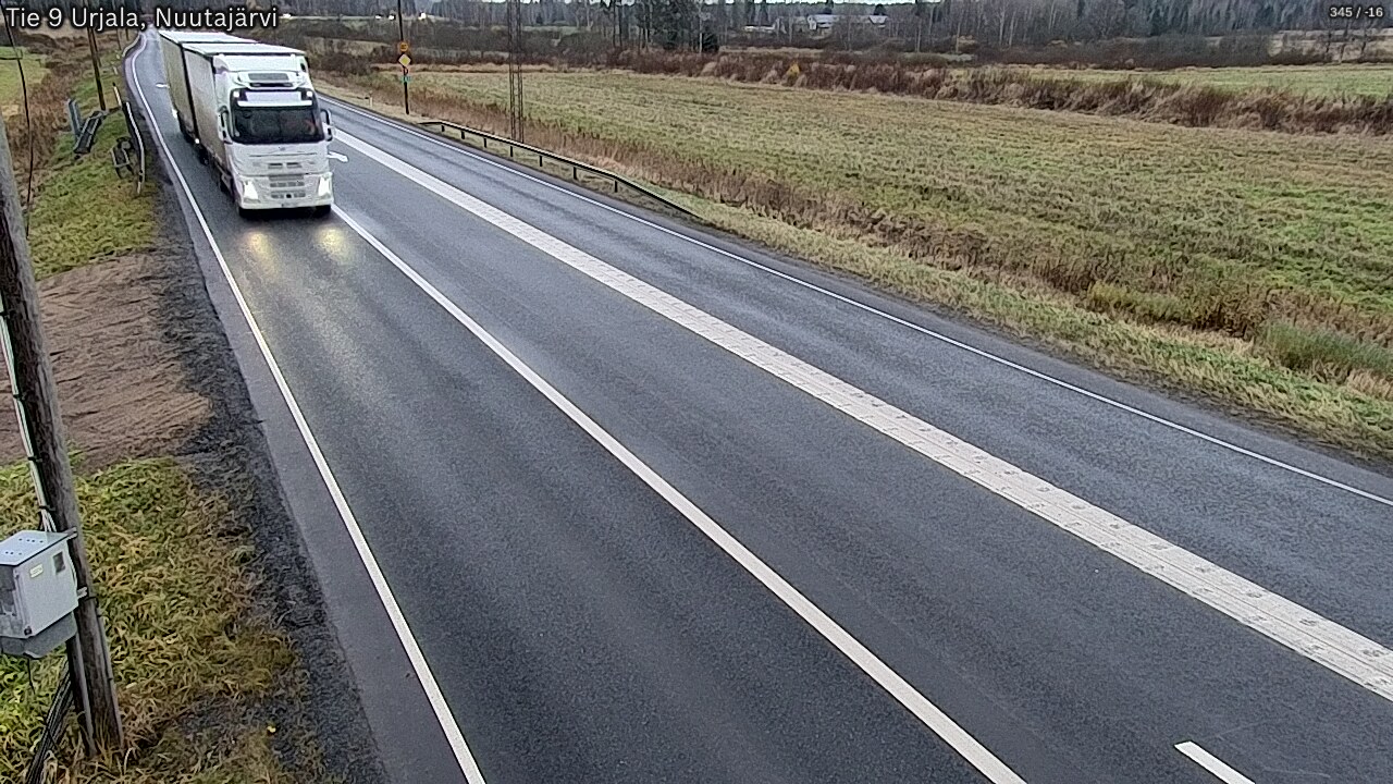 Kelikamerat Kuva Tie 9 Urjala, Nuutajärvi, Urjala, Pirkanmaa