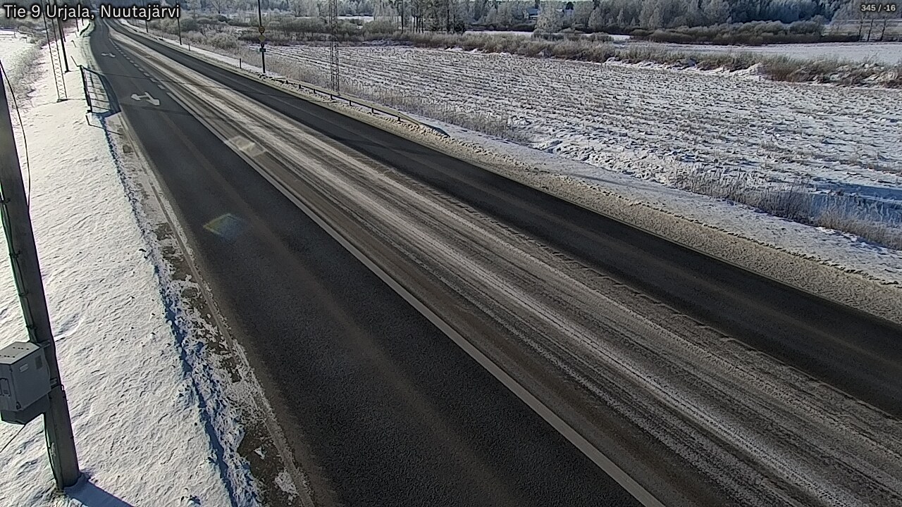 Weather Camera Image Väg 9 Urjala, Notsjö, Urjala, Pirkanmaa