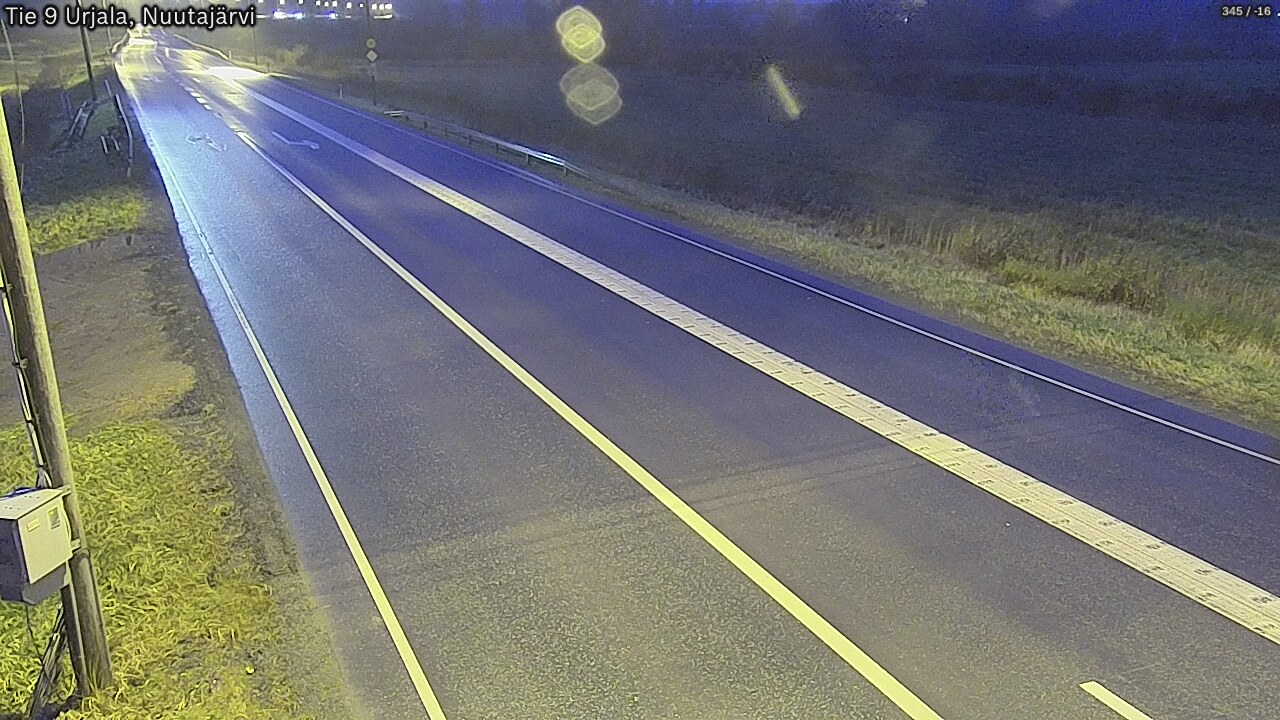 Kelikamerat Kuva Tie 9 Urjala, Nuutajärvi, Urjala, Pirkanmaa