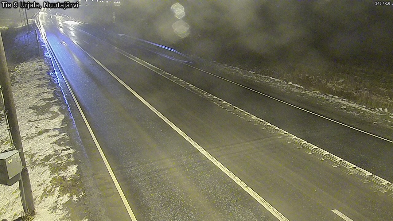 Weather Camera Image Road 9 Urjala, Nuutajärvi, Urjala, Pirkanmaa