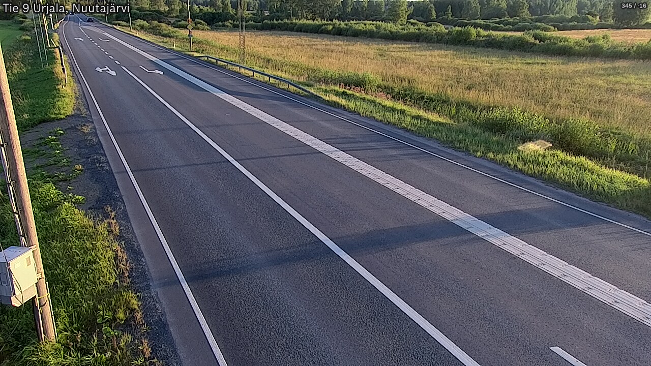 Kelikamerat Kuva Tie 9 Urjala, Nuutajärvi, Urjala, Pirkanmaa