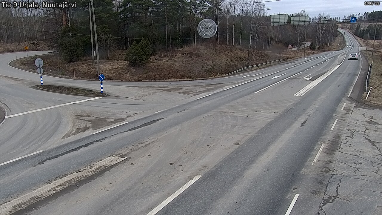 Kelikamerat Kuva Tie 9 Urjala, Nuutajärvi, Urjala, Pirkanmaa