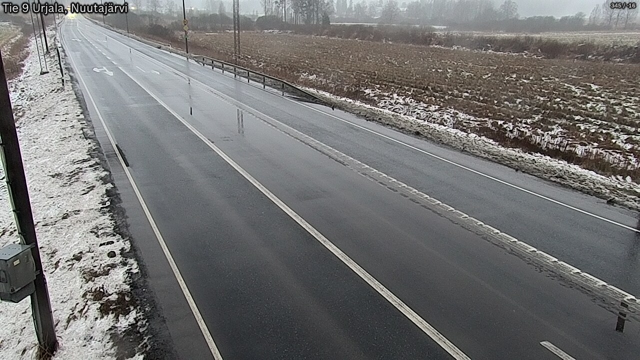Weather Camera Image Road 9 Urjala, Nuutajärvi, Urjala, Pirkanmaa