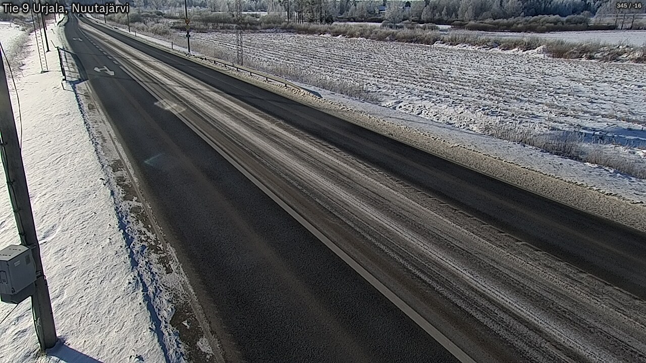 Weather Camera Image Väg 9 Urjala, Notsjö, Urjala, Pirkanmaa