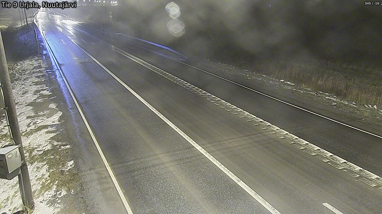 Weather Camera Image Road 9 Urjala, Nuutajärvi, Urjala, Pirkanmaa