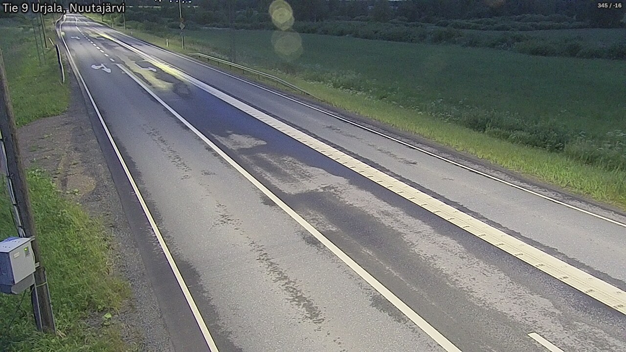Kelikamerat Kuva Tie 9 Urjala, Nuutajärvi, Urjala, Pirkanmaa