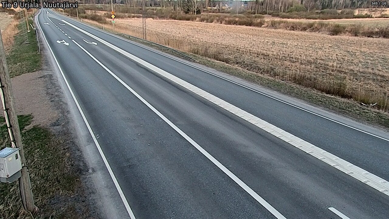 Weather Camera Image Road 9 Urjala, Nuutajärvi, Urjala, Pirkanmaa