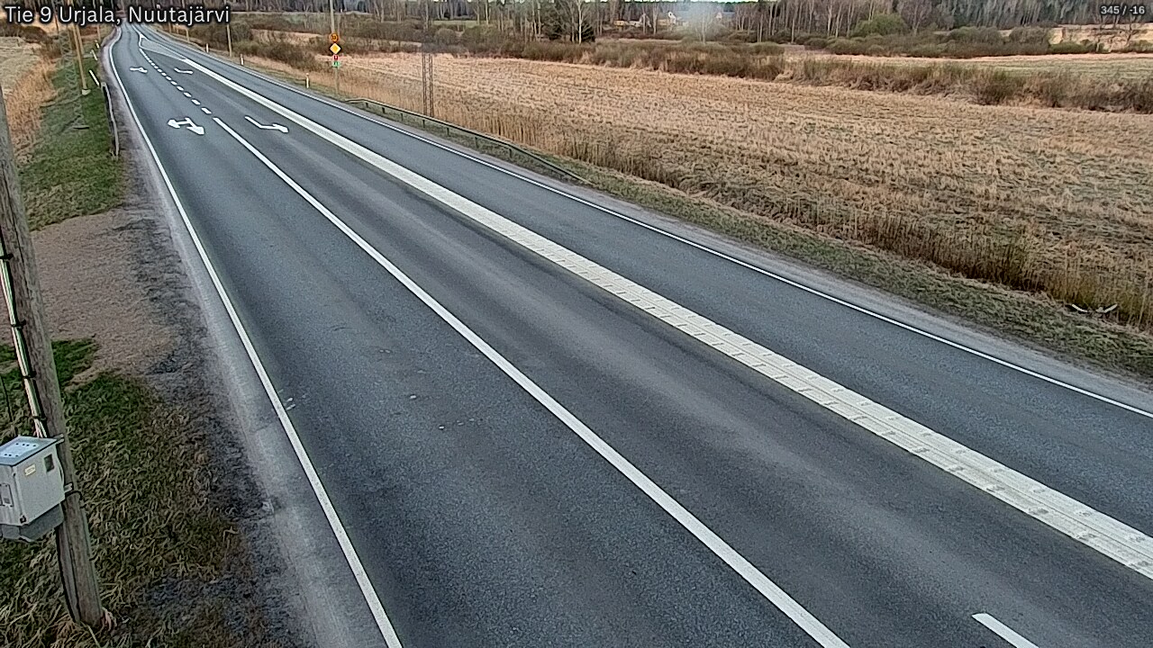 Weather Camera Image Road 9 Urjala, Nuutajärvi, Urjala, Pirkanmaa