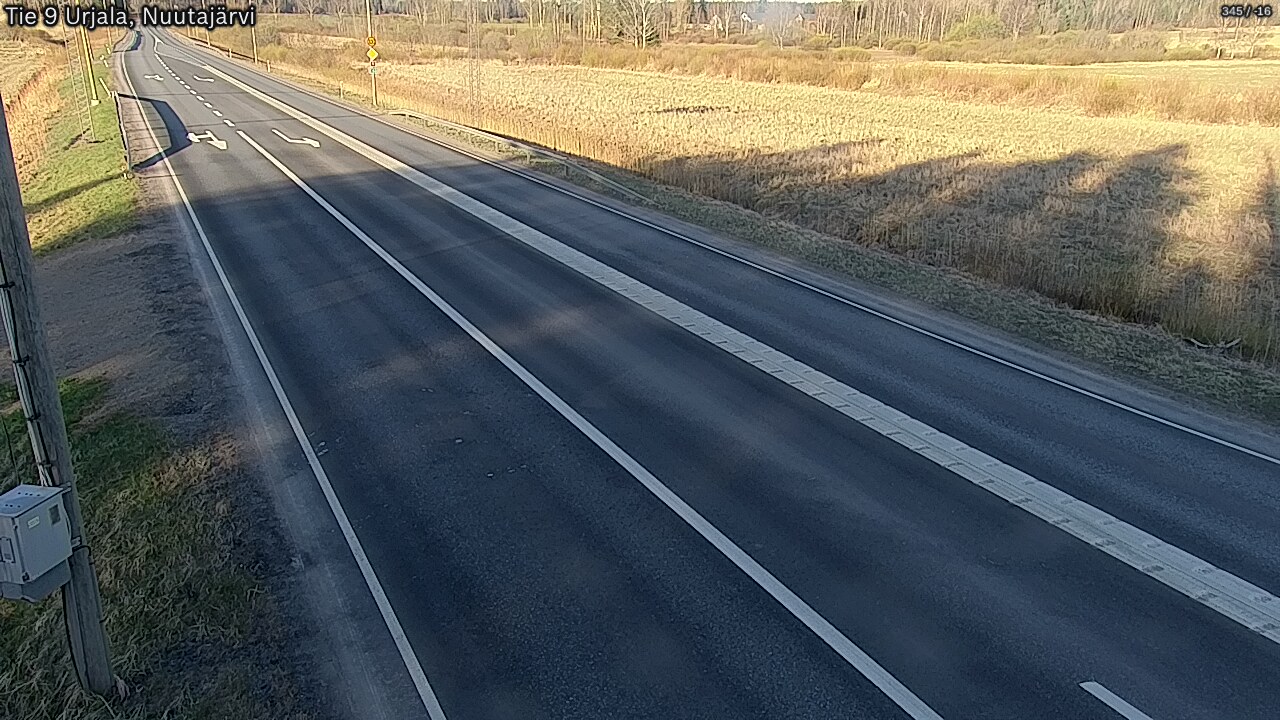 Weather Camera Image Road 9 Urjala, Nuutajärvi, Urjala, Pirkanmaa