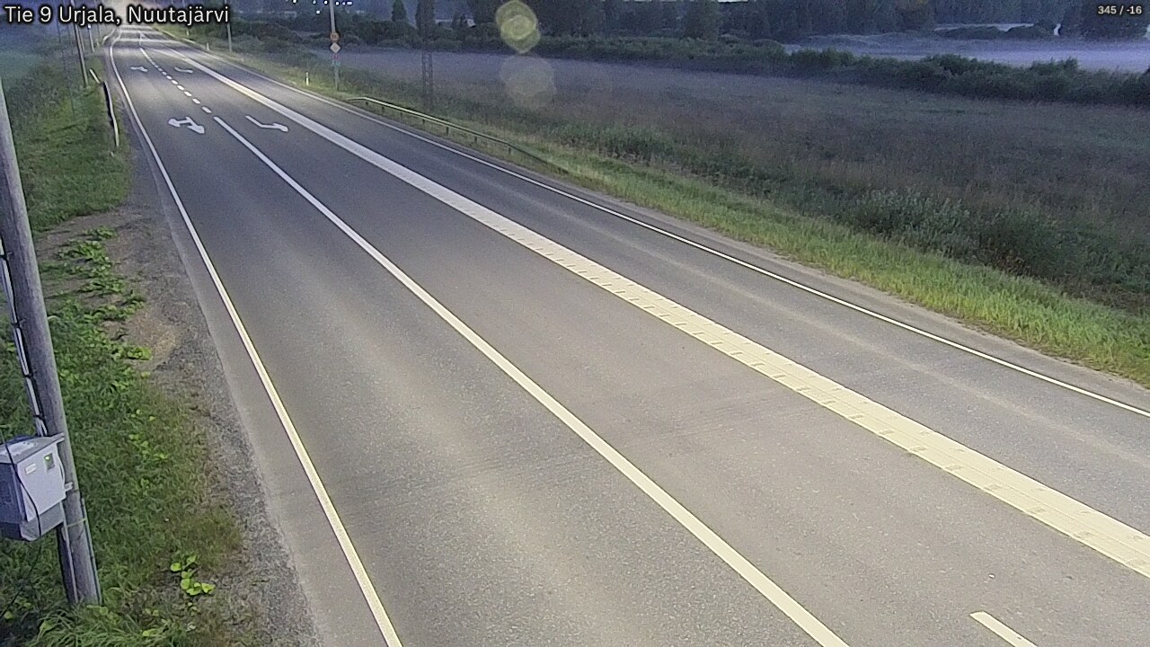 Kelikamerat Kuva Tie 9 Urjala, Nuutajärvi, Urjala, Pirkanmaa
