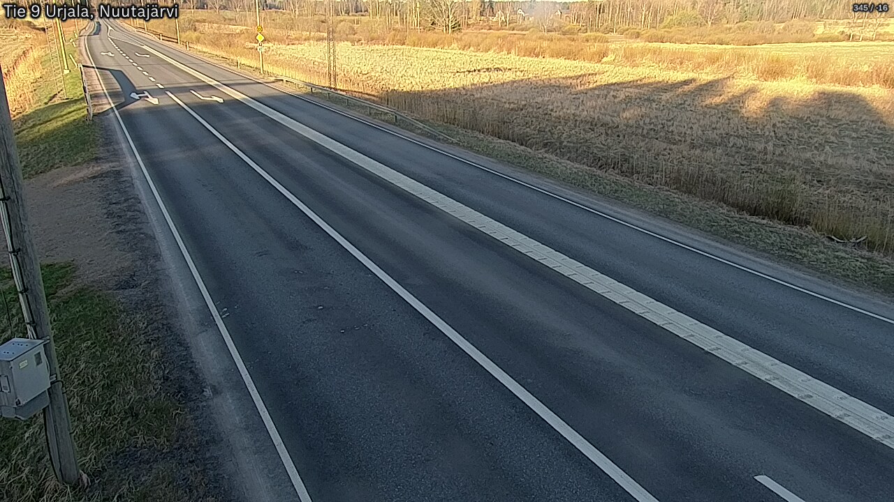 Weather Camera Image Road 9 Urjala, Nuutajärvi, Urjala, Pirkanmaa
