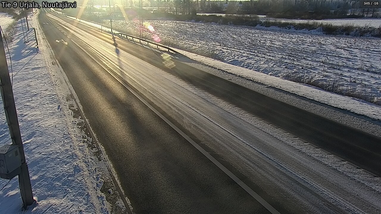 Kelikamerat Kuva Tie 9 Urjala, Nuutajärvi, Urjala, Pirkanmaa