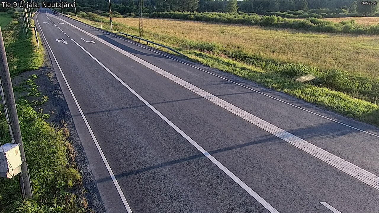 Kelikamerat Kuva Tie 9 Urjala, Nuutajärvi, Urjala, Pirkanmaa