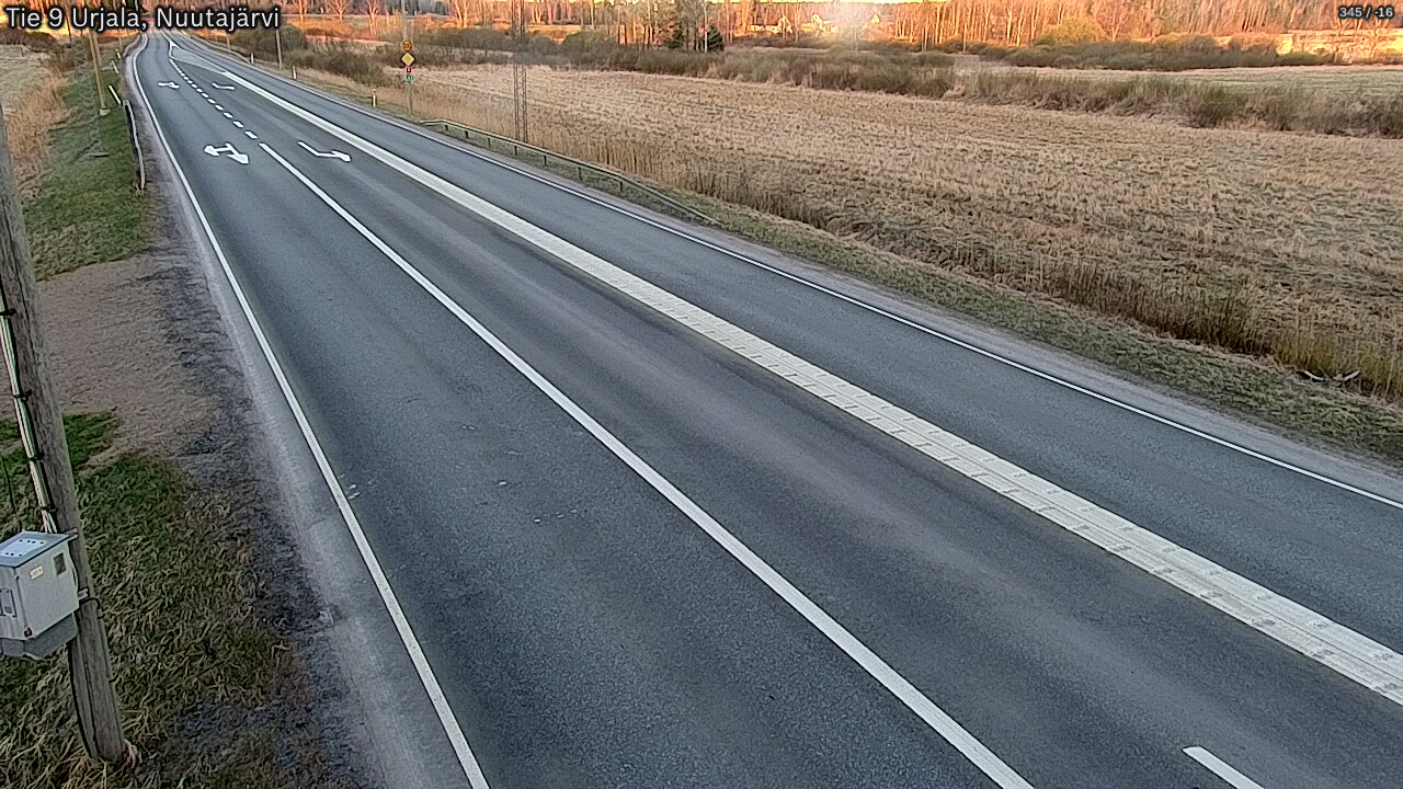 Weather Camera Image Road 9 Urjala, Nuutajärvi, Urjala, Pirkanmaa