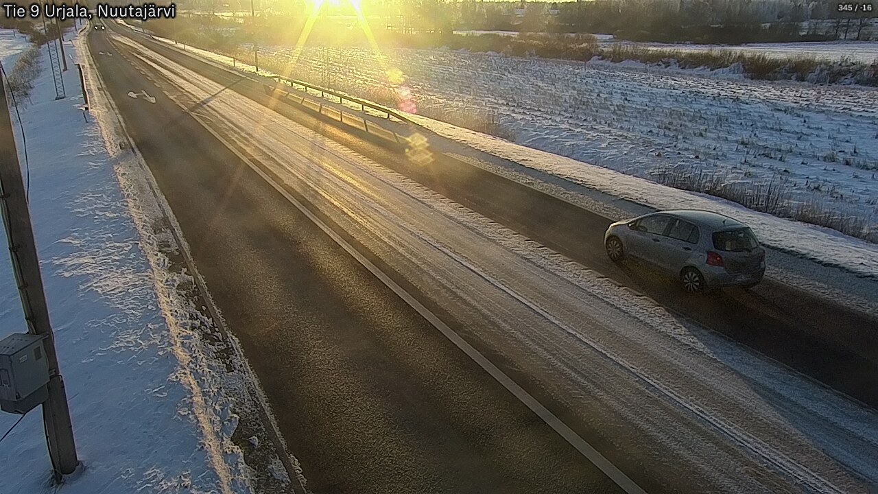 Kelikamerat Kuva Tie 9 Urjala, Nuutajärvi, Urjala, Pirkanmaa
