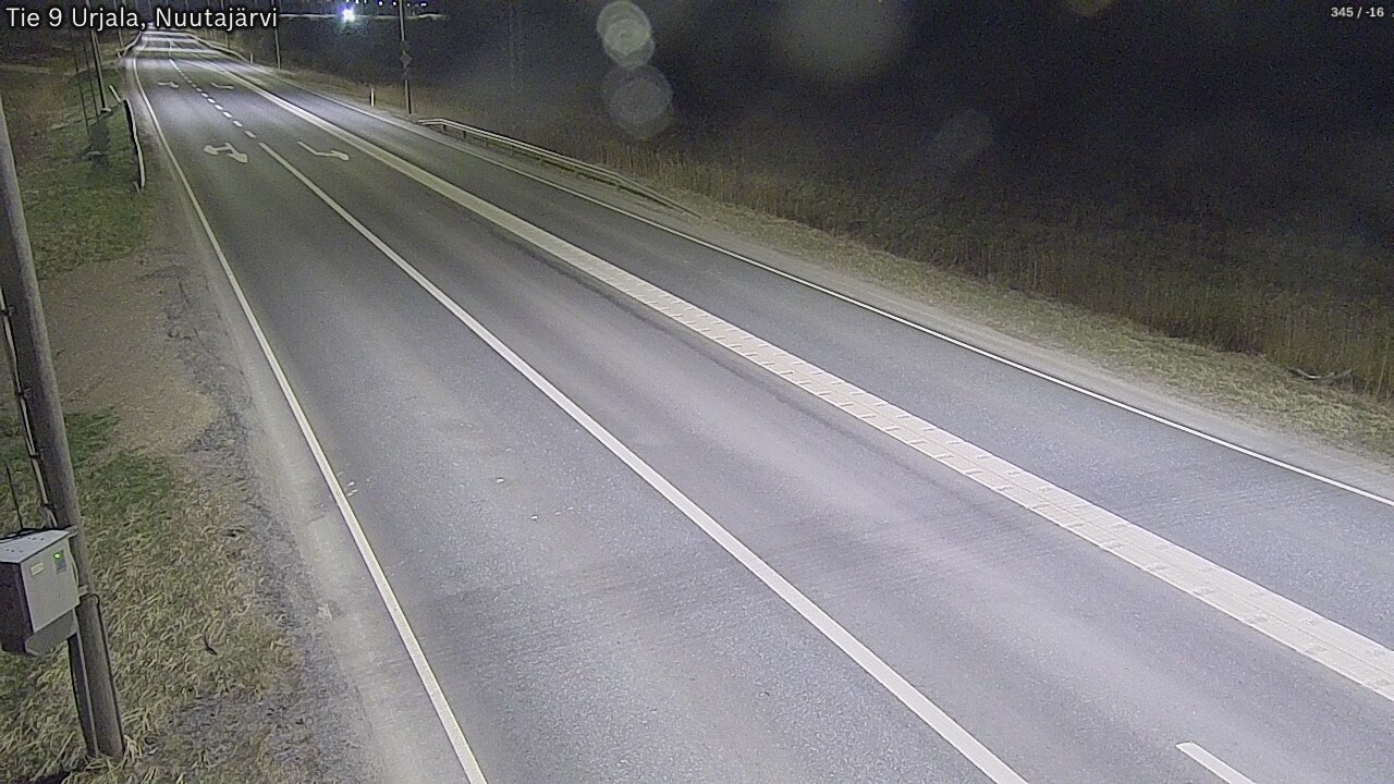 Weather Camera Image Road 9 Urjala, Nuutajärvi, Urjala, Pirkanmaa