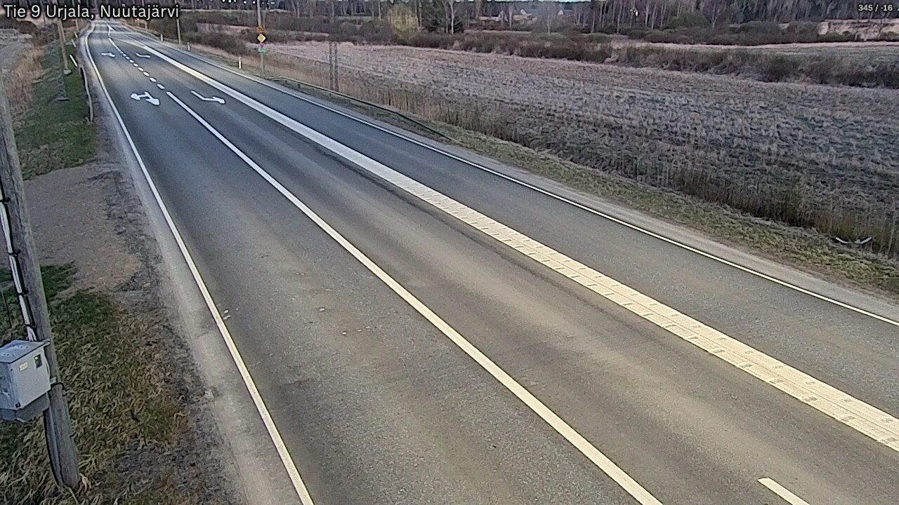 Weather Camera Image Road 9 Urjala, Nuutajärvi, Urjala, Pirkanmaa