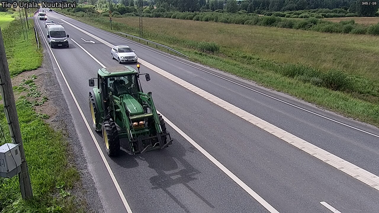 Kelikamerat Kuva Tie 9 Urjala, Nuutajärvi, Urjala, Pirkanmaa
