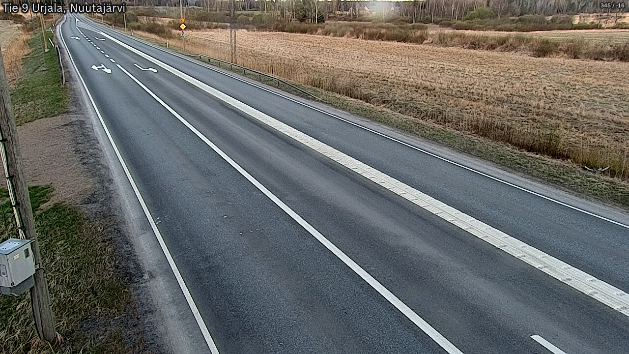 Weather Camera Image Road 9 Urjala, Nuutajärvi, Urjala, Pirkanmaa