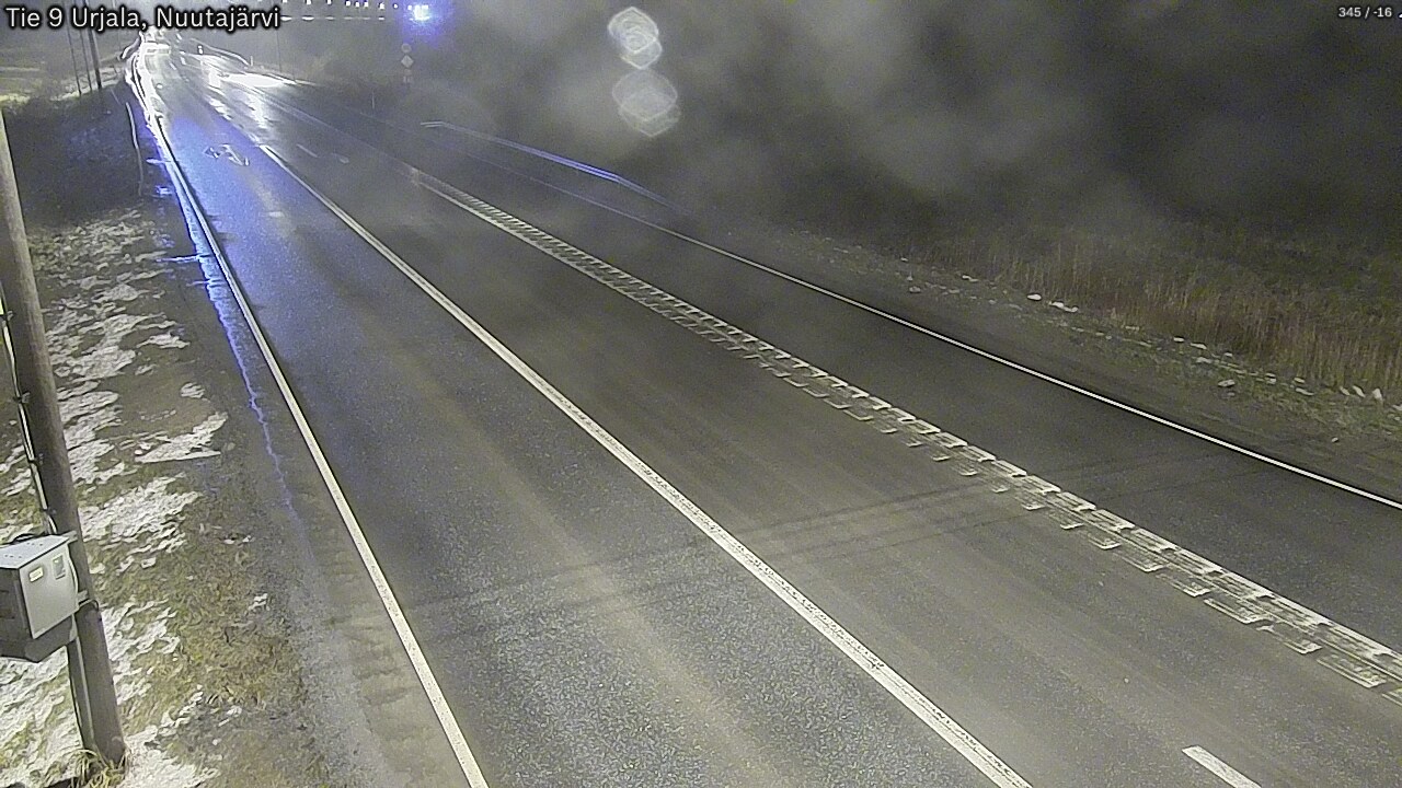 Weather Camera Image Väg 9 Urjala, Notsjö, Urjala, Pirkanmaa