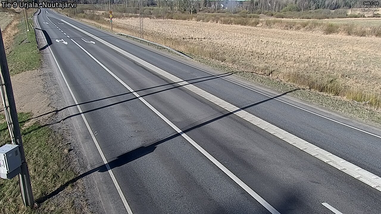 Weather Camera Image Road 9 Urjala, Nuutajärvi, Urjala, Pirkanmaa