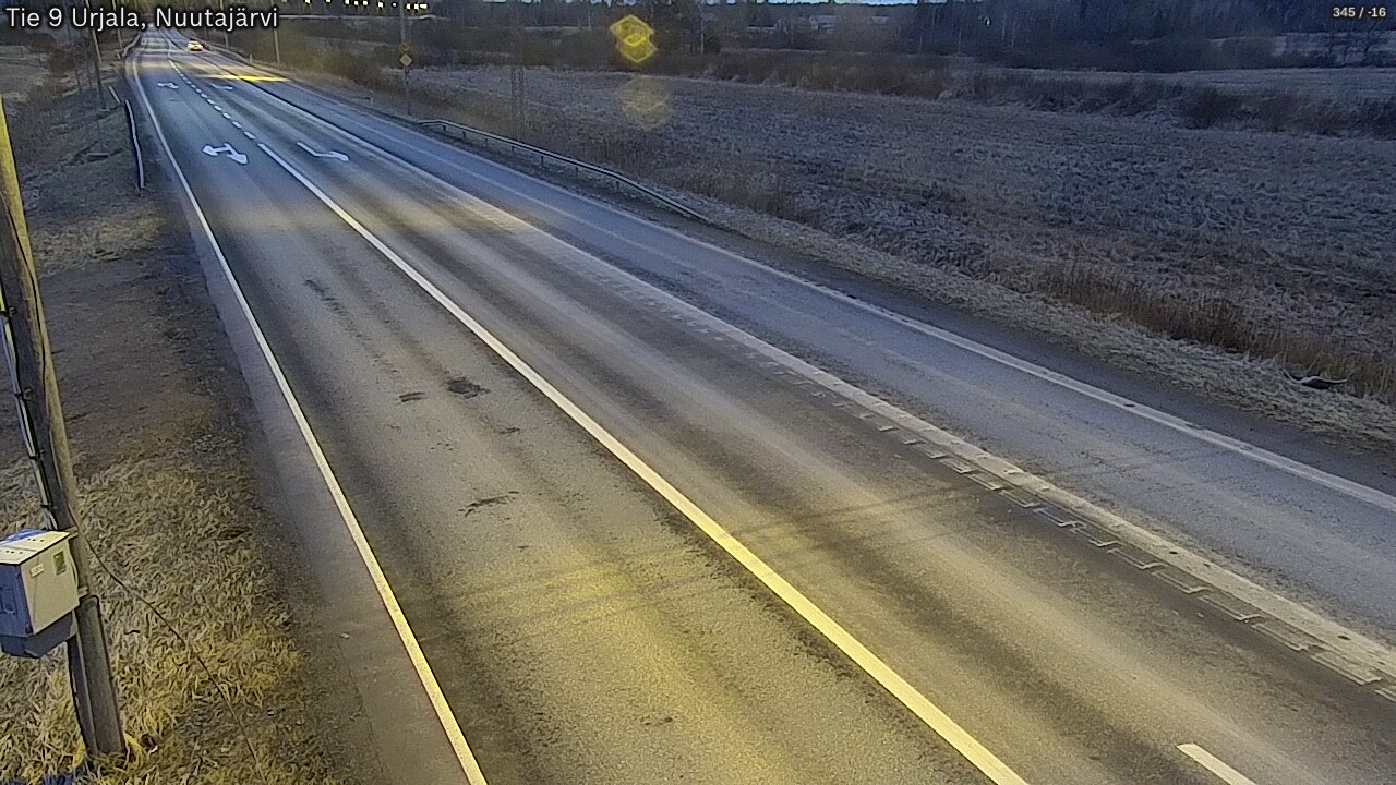 Kelikamerat Kuva Tie 9 Urjala, Nuutajärvi, Urjala, Pirkanmaa