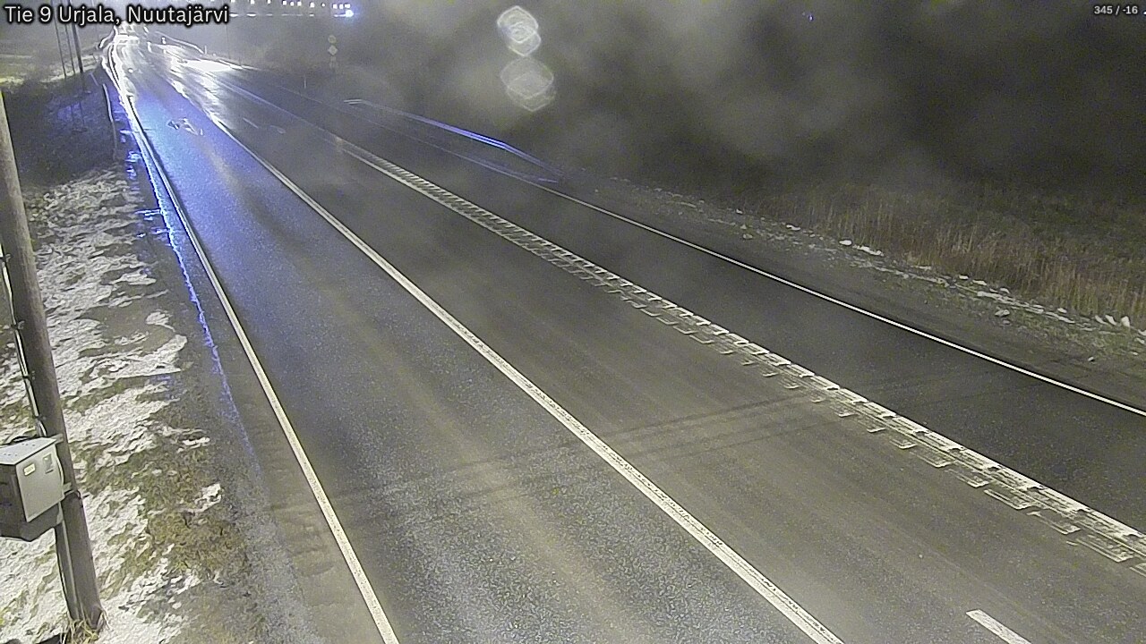 Weather Camera Image Road 9 Urjala, Nuutajärvi, Urjala, Pirkanmaa