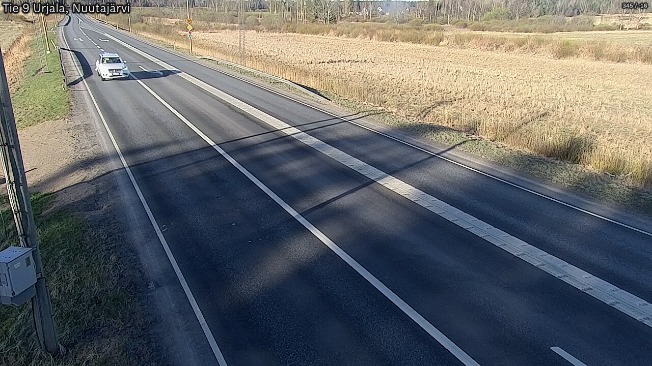 Weather Camera Image Road 9 Urjala, Nuutajärvi, Urjala, Pirkanmaa