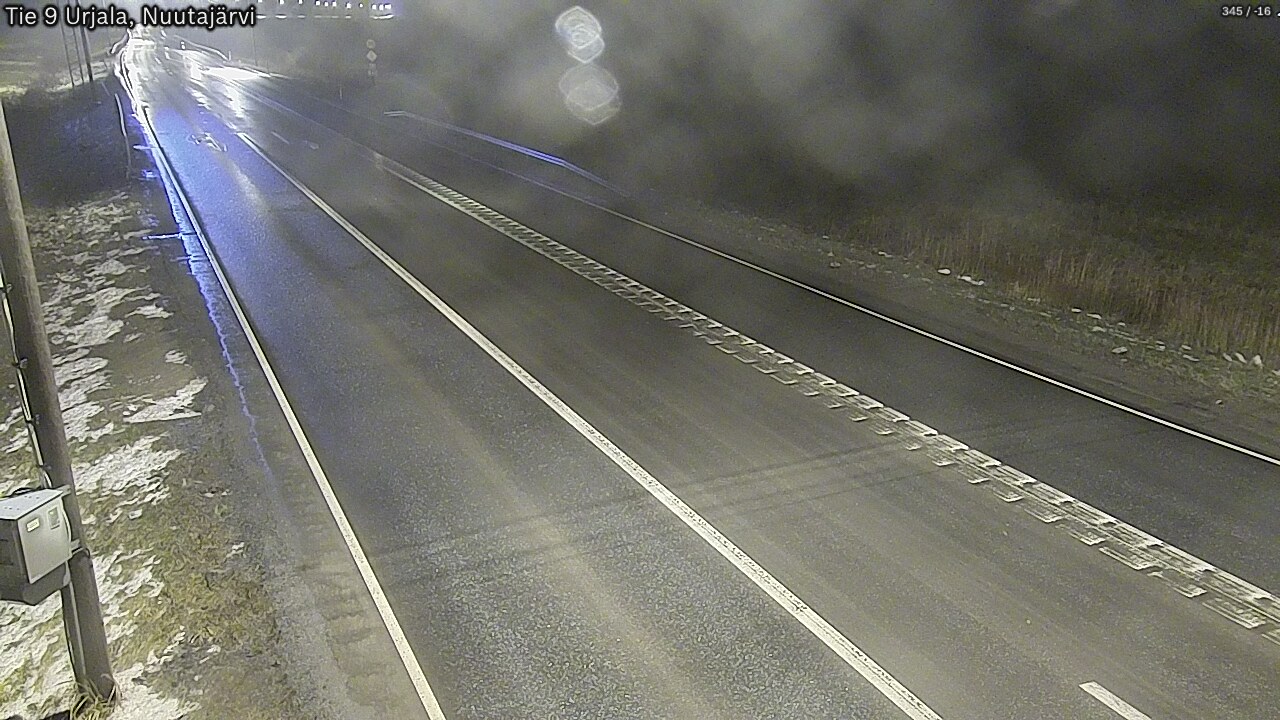 Weather Camera Image Road 9 Urjala, Nuutajärvi, Urjala, Pirkanmaa