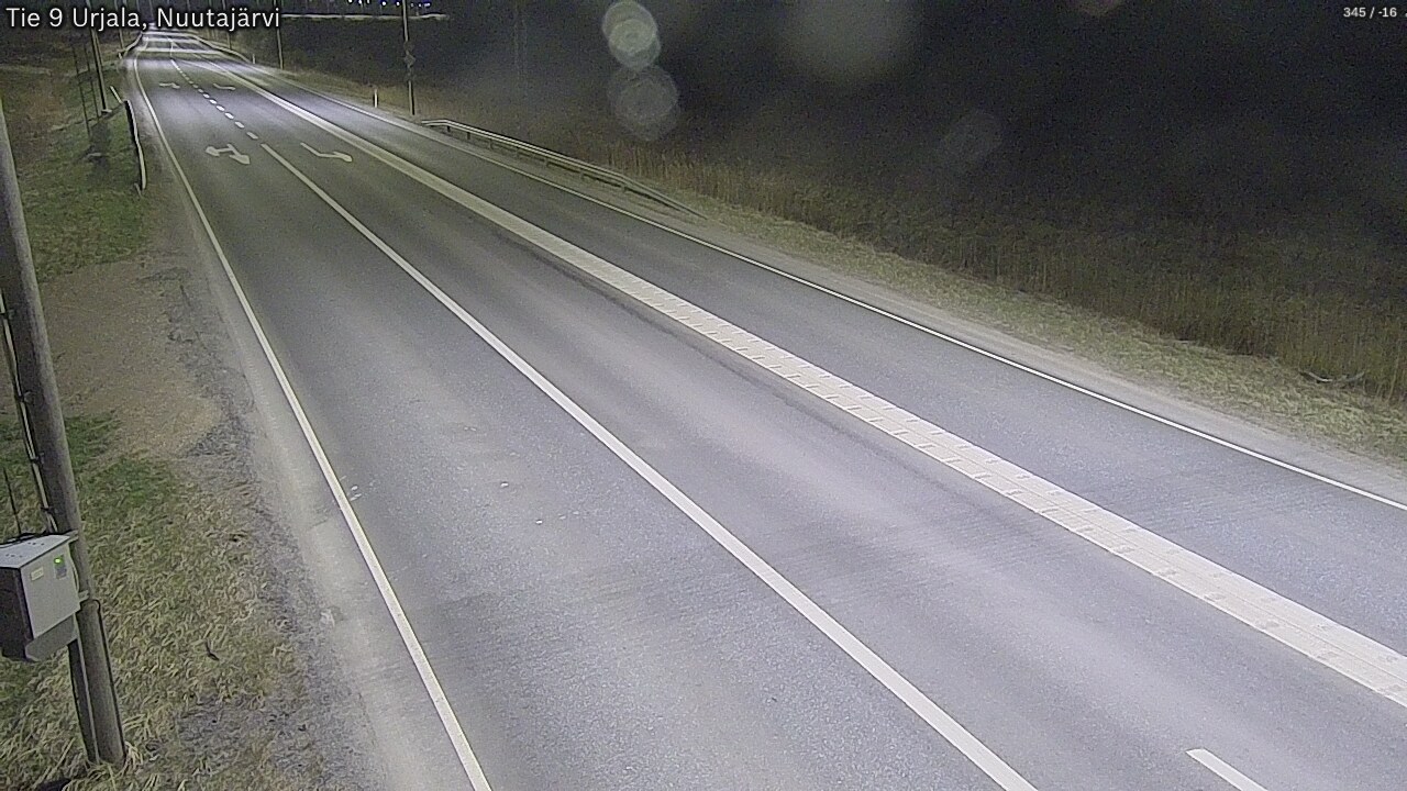 Weather Camera Image Road 9 Urjala, Nuutajärvi, Urjala, Pirkanmaa