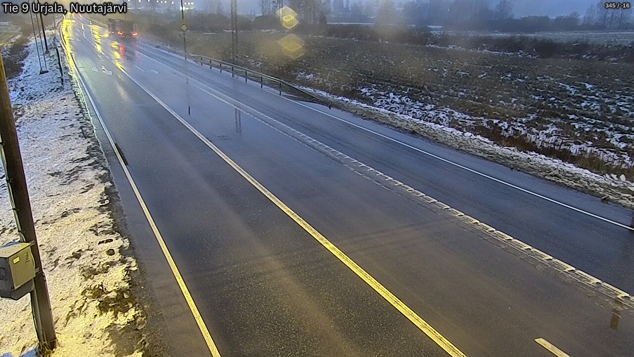 Weather Camera Image Road 9 Urjala, Nuutajärvi, Urjala, Pirkanmaa