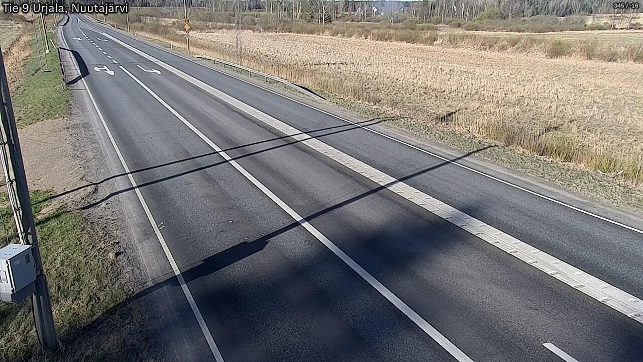 Weather Camera Image Road 9 Urjala, Nuutajärvi, Urjala, Pirkanmaa