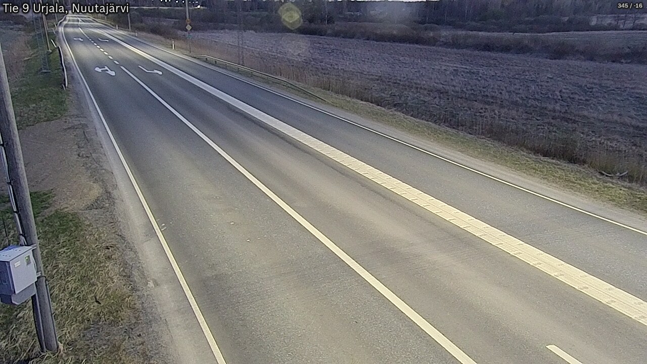 Kelikamerat Kuva Tie 9 Urjala, Nuutajärvi, Urjala, Pirkanmaa
