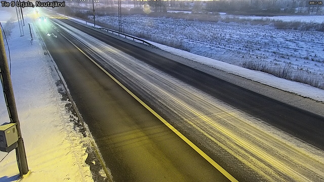 Kelikamerat Kuva Tie 9 Urjala, Nuutajärvi, Urjala, Pirkanmaa